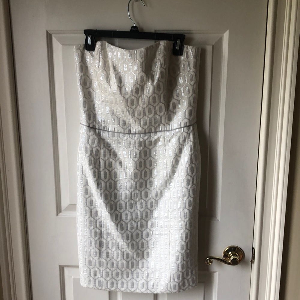 Nicole Miller strapless cocktail dress